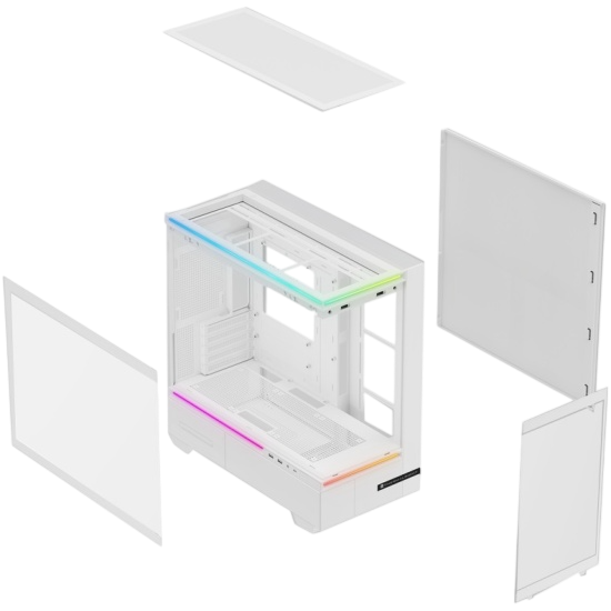 Компьютерный корпус Thermalright M10 TG White (TRTLM10W)
