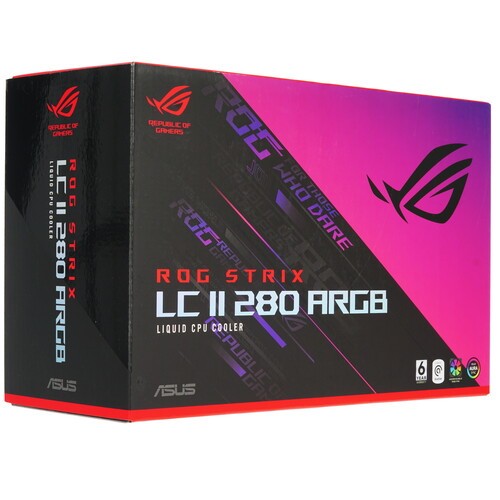 Система жидкостного охлаждения для процессора ASUS ROG STRIX LC II 280 ARGB 90RC00C1-M0UAY0