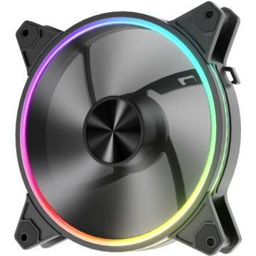 Вентилятор для корпуса 1STPLAYER FO7R-14 Reverse ARGB Black (FO7R-14-BK)