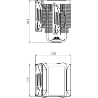 Кулер для процессора Thermalright Peerless Assassin Vision 120 MAX ARGB Black (TRPA120VMAB)