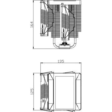 Кулер для процессора Thermalright Peerless Assassin Vision 120 MAX ARGB Black (TRPA120VMAB)