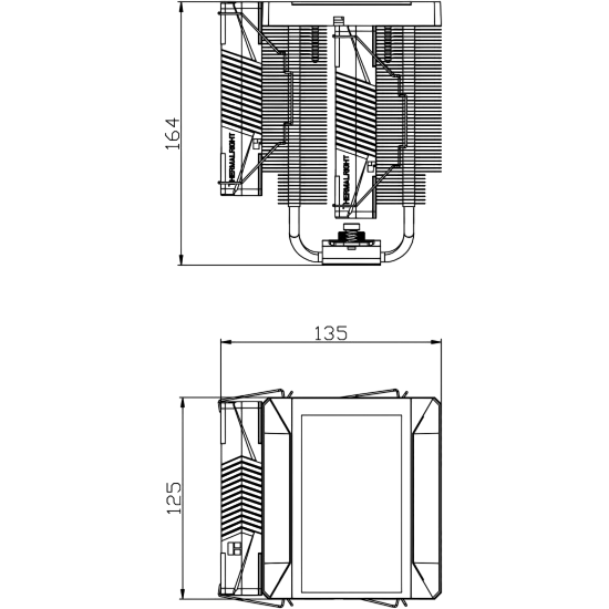 Кулер для процессора Thermalright Peerless Assassin Vision 120 MAX ARGB Black (TRPA120VMAB)
