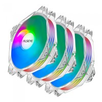Вентилятор для корпуса ALSEYE M120-PT KIT RGB 3шт