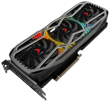 Видеокарта PNY (VCG308010LTFXP-BLK) GeForce RTX 3080 10GB XLR8 GAMING REVEL EPIC-X LHR