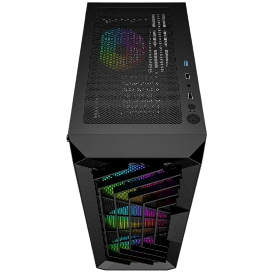 Компьютерный корпус Powercase Mistral C4B TG Black (CMICB-L4)