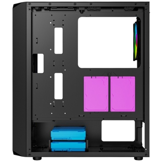Компьютерный корпус Powercase Mistral C4B TG Black (CMICB-L4)