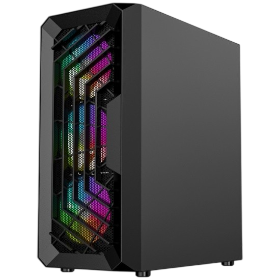 Компьютерный корпус Powercase Mistral C4B TG Black (CMICB-L4)