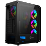 Компьютерный корпус Powercase Mistral C4B TG Black (CMICB-L4)