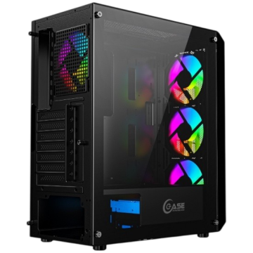 Компьютерный корпус Powercase Mistral C4B TG Black (CMICB-L4)
