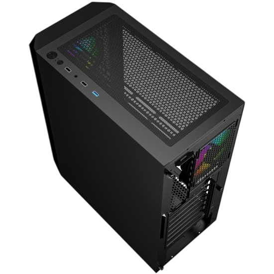 Компьютерный корпус Powercase Mistral C4B TG Black (CMICB-L4)