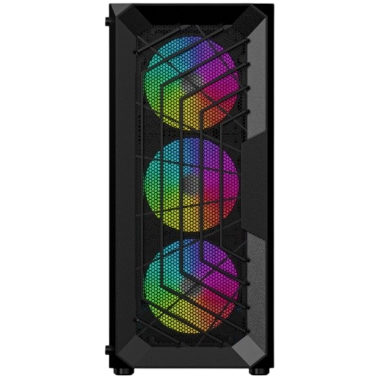 Компьютерный корпус Powercase Mistral C4B TG Black (CMICB-L4)