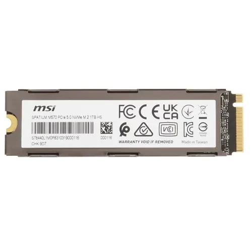 Твердотельный накопитель MSI 1000 Gb SPATIUM M570 S78-440L1M0-P83