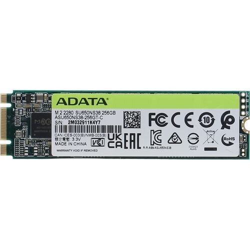 Твердотельный накопитель 256 Gb ADATA Ultimate ASU650NS38-256GT-B