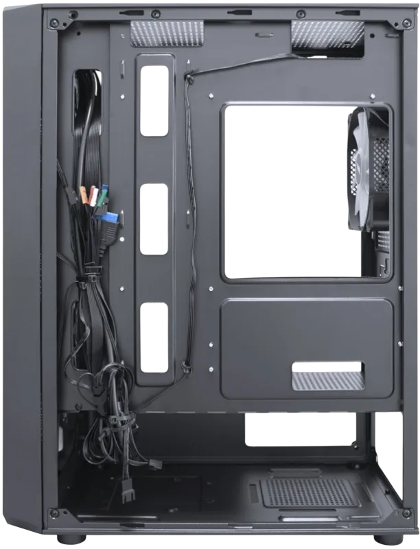 Компьютерный корпус 1STPLAYER FD3-M LED Black (FD3-M-BK-4F1)