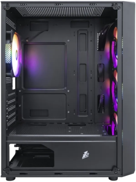 Компьютерный корпус 1STPLAYER FD3-M LED Black (FD3-M-BK-4F1)