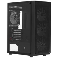 Компьютерный корпус 1STPLAYER FD3-M LED Black (FD3-M-BK-4F1)