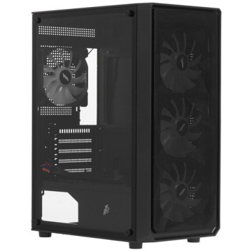 Компьютерный корпус 1STPLAYER FD3-M LED Black (FD3-M-BK-4F1)
