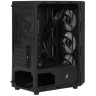 Компьютерный корпус 1STPLAYER FD3-M LED Black (FD3-M-BK-4F1)
