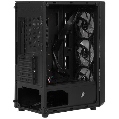 Компьютерный корпус 1STPLAYER FD3-M LED Black (FD3-M-BK-4F1)