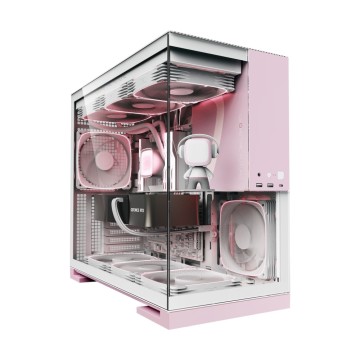 Компьютерный корпус Geometric Future Model 5 White Pink (1AM5WKPK00100)