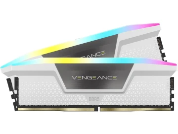 Оперативная память 32 Gb 6400 MHz Corsair VENGEANCE RGB White XMP (CMH32GX5M2B6400C36W)