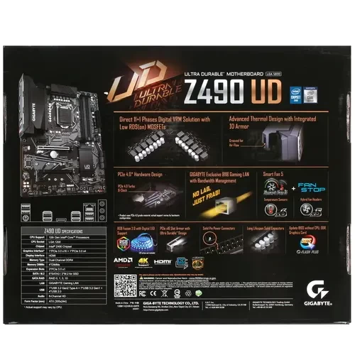 Материнская плата GIGABYTE Z490 UD