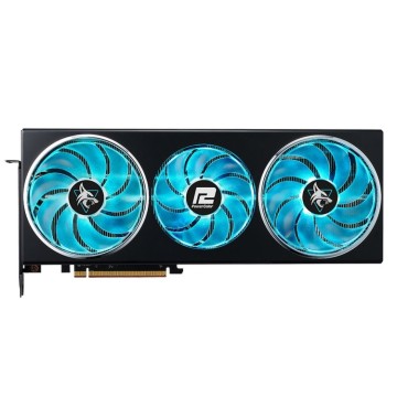Видеокарта PowerColor (RX7700XT 12G-L/OC) Radeon RX 7700 XT 12GB Hellhound