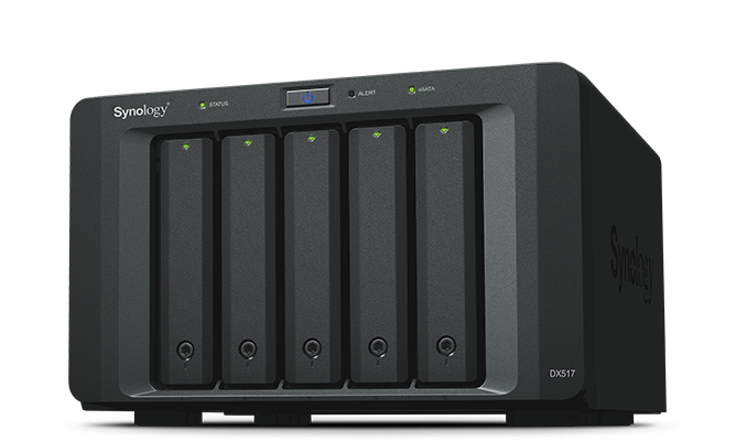 Корпус сетевого накопителя Synology Black (DX517)