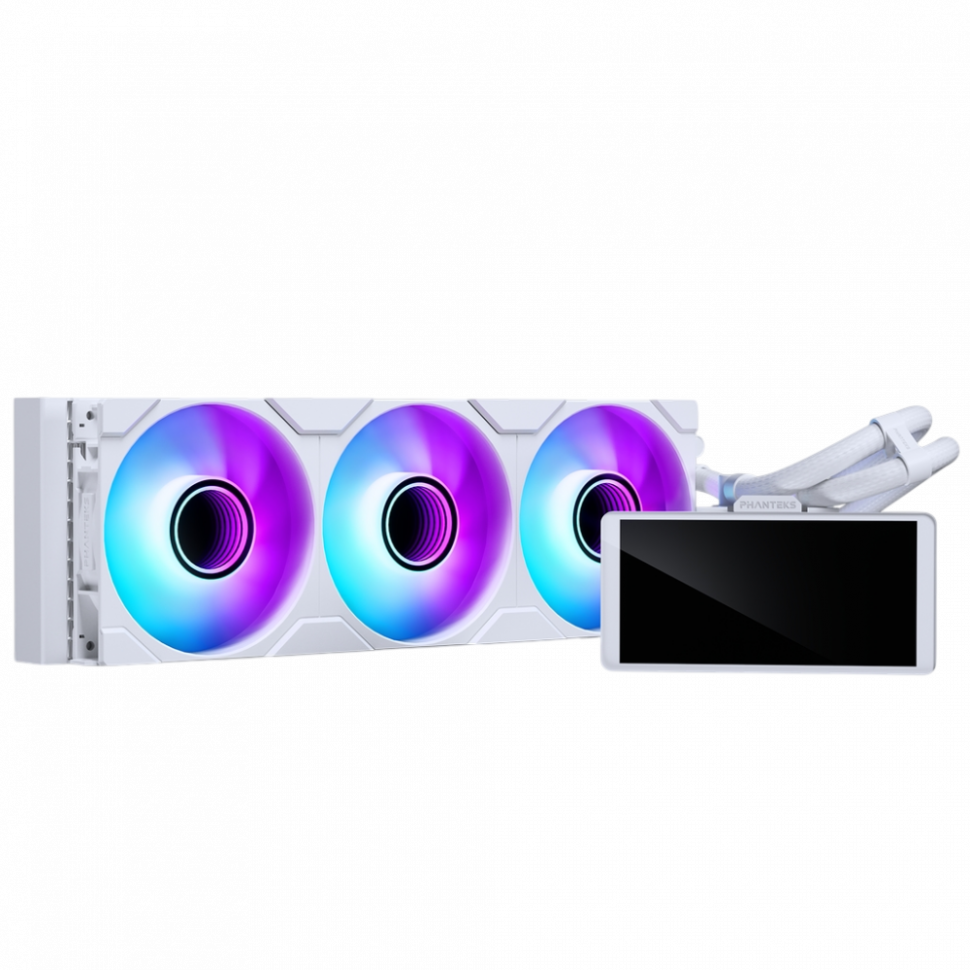 Система жидкостного охлаждения для процессора PHANTEKS Glacier One 360M25 G2 6” LCD ARGB White (PH-GO360M25G2LCD_DWT01)