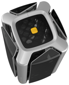 Компьютерный корпус Geometric Future Model 2 The Ark Gray (1AM2AKGA00100) (GF_M2-THE-ARK-GY-GLASS)