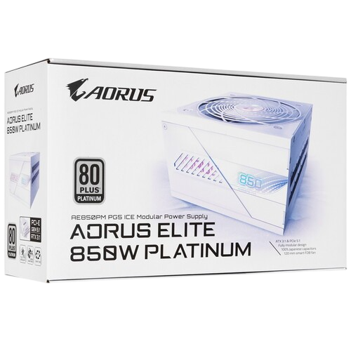 Блок питания Gigabyte 850W (GP-AE850PM PG5 ICE) 16 Pin (PCIe 5.0 Connector Cable Details)