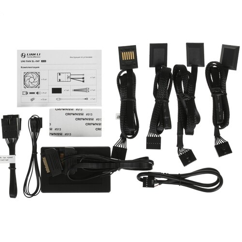 Комплект вентиляторов для корпуса Lian Li UNI FAN SL-INF 120 ARGB Black (G99.12SLIN3B.R0)