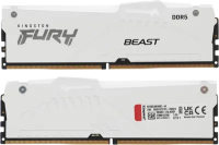 Оперативная память 64 Gb 5600 MHz Kingston FURY Beast RGB White (KF556C40BWAK2-64)