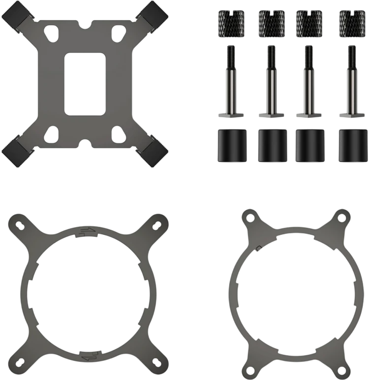 Система жидкостного охлаждения для процессора XASTRA LP240 ARGB BK Black (LP240-BKAFXX-GL)