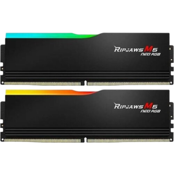 Оперативная память 64 Gb 6000 MHz G.Skill RIPJAWS M5 NEO RGB Black (F5-6000J3636F32GX2-RM5NRK)