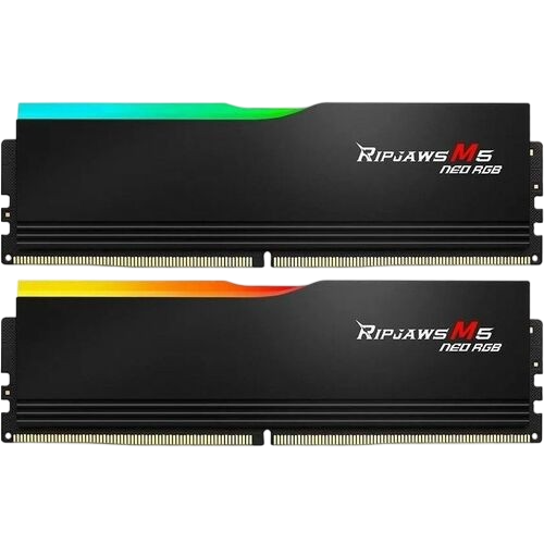 Оперативная память 64 Gb 6000 MHz G.Skill RIPJAWS M5 NEO RGB Black (F5-6000J3636F32GX2-RM5NRK)