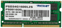 Оперативная память 4 Gb 1600 MHz PATRIOT SIGNATURE LINE (PSD34G1600L2S)