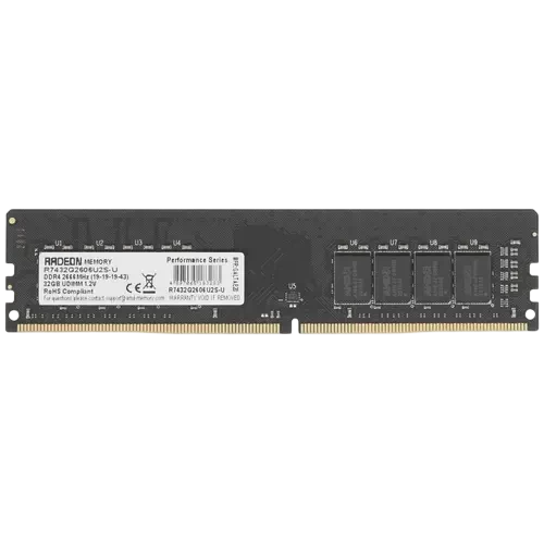 Оперативная память 32 Gb 2666 MHz AMD R7 GAMERS SERIES Black (R7432G2606U2S-U) 