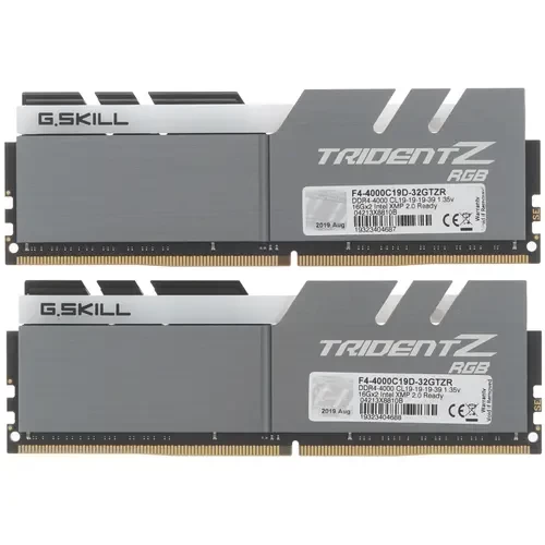 Оперативная память 32 Gb 4000 MHz G.Skill TRIDENT Z RGB (F4-4000C19D-32GTZR)