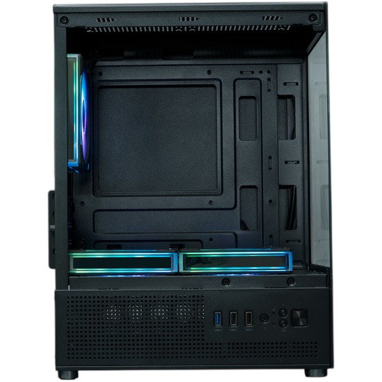 Компьютерный корпус XASTRA Q300M 3ARGB-C6 TG Black (Q300M-3FM12A-C6)