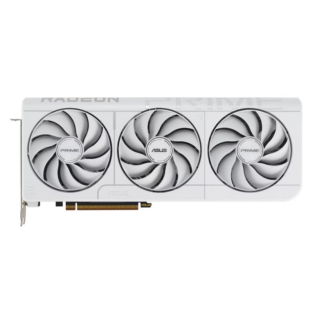 Видеокарта ASUS (PRIME-RX9070XT-O16G-WHITE) Radeon RX 9070 XT 16GB PRIME OC WHITE (90YV0L75-M0NA00)