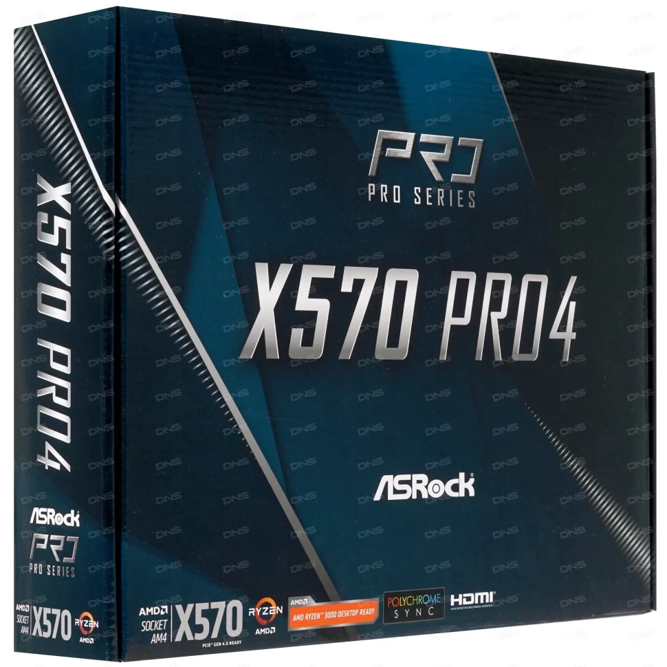 Материнская плата ASRock X570 PRO4 bp