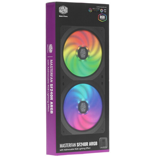 Вентилятор для корпуса Cooler Master MasterFan SF240R ARGB MFX-B2D2-18NPA-R1