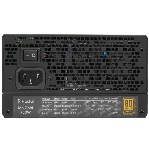 Блок питания Fractal Design 750W ION Gold 750 FD-P-IA2G-750-EU