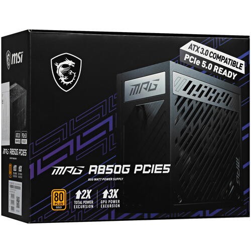Блок питания MSI 850W MPG A850G 306-7ZP7B11-CE0 16 Pin (PCIe 5.0 Connector Cable Details)