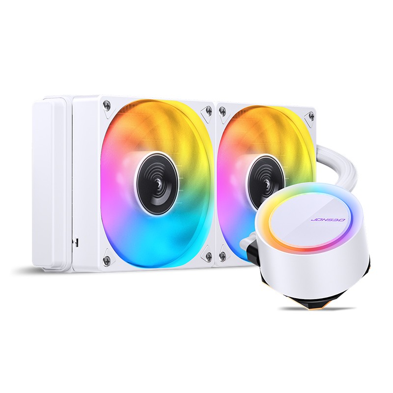Система жидкостного охлаждения для процессора JONSBO TG-240 ARGB White PWM