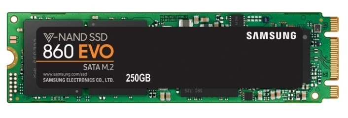 Твердотельный накопитель Samsung 250 Gb 860 EVO MZ-N6E250BW