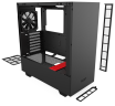 Компьютерный корпус NZXT H510 Black/Red CA-H510B-BR
