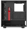 Компьютерный корпус NZXT H510 Black/Red CA-H510B-BR