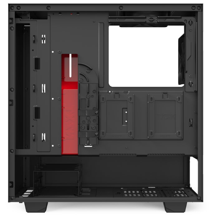 Компьютерный корпус NZXT H510 Black/Red CA-H510B-BR
